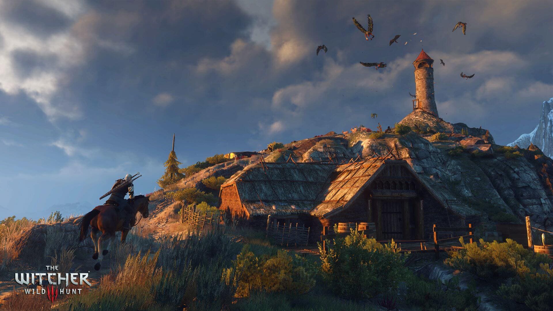 The Witcher 3: Wild Hunt Village Screenshot