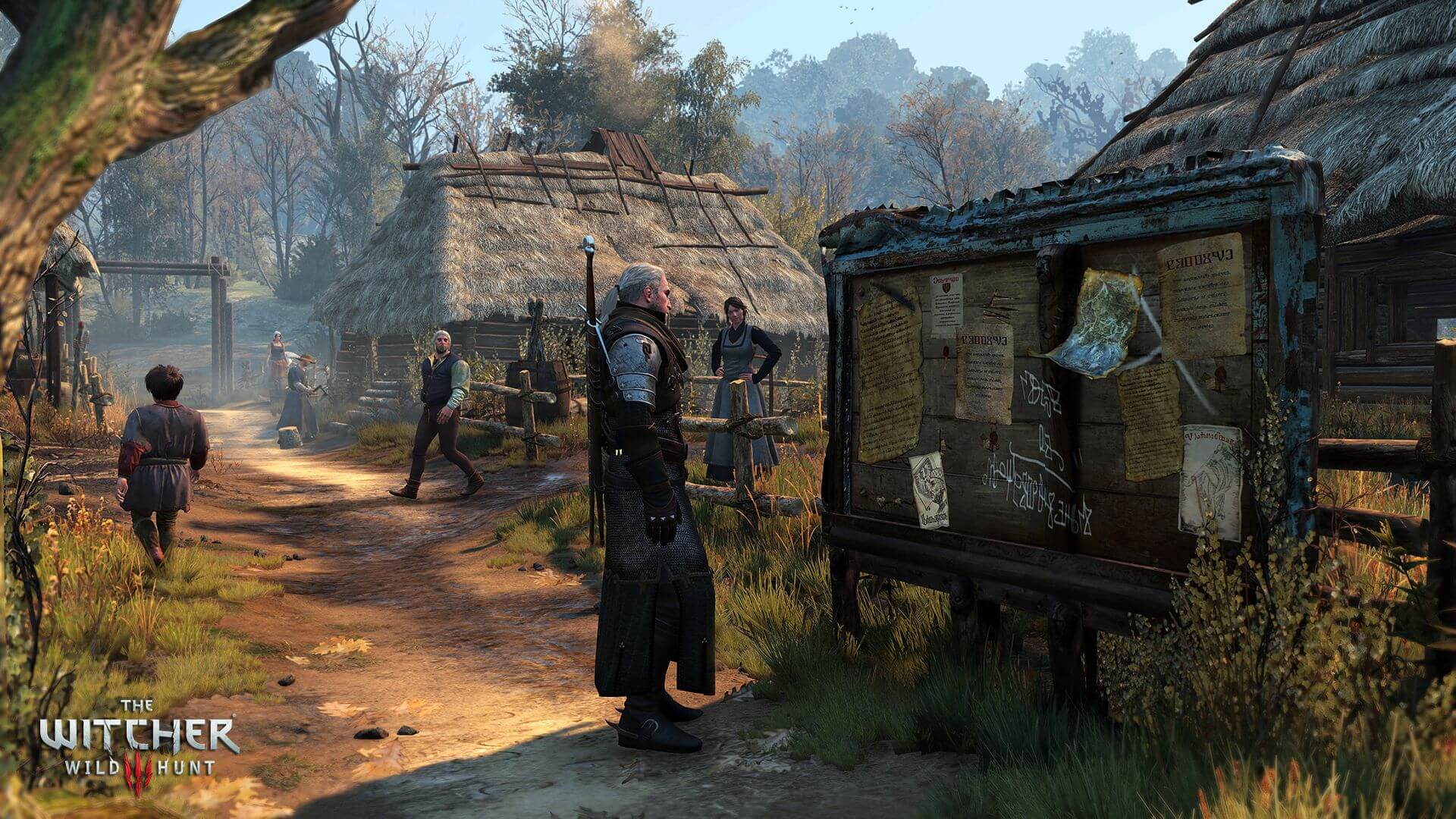 The Witcher 3: Wild Hunt Geralt vs Quest Board Screenshot