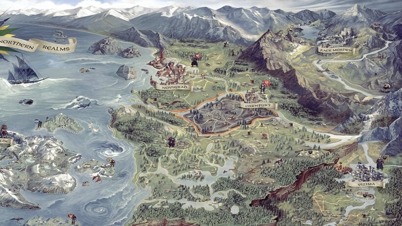 Witcher 3: Wild Hunt World Map