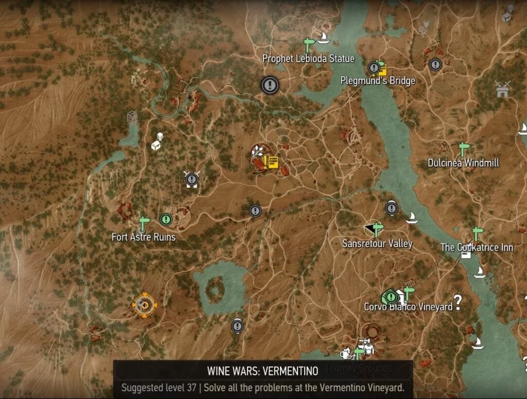 all quest objectives on map witcher 3 mod