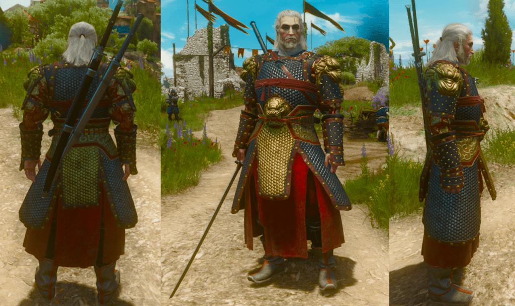 witcher white tiger of the west armor set