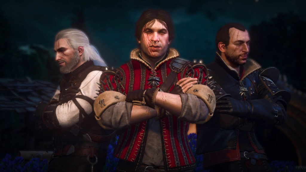 eskel with geralt and lambert